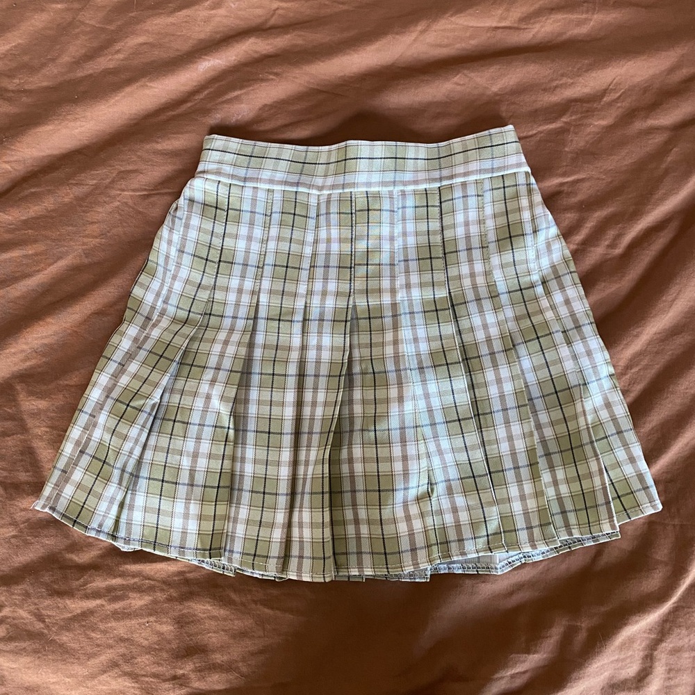 princess polly lona mini skirt in green multi